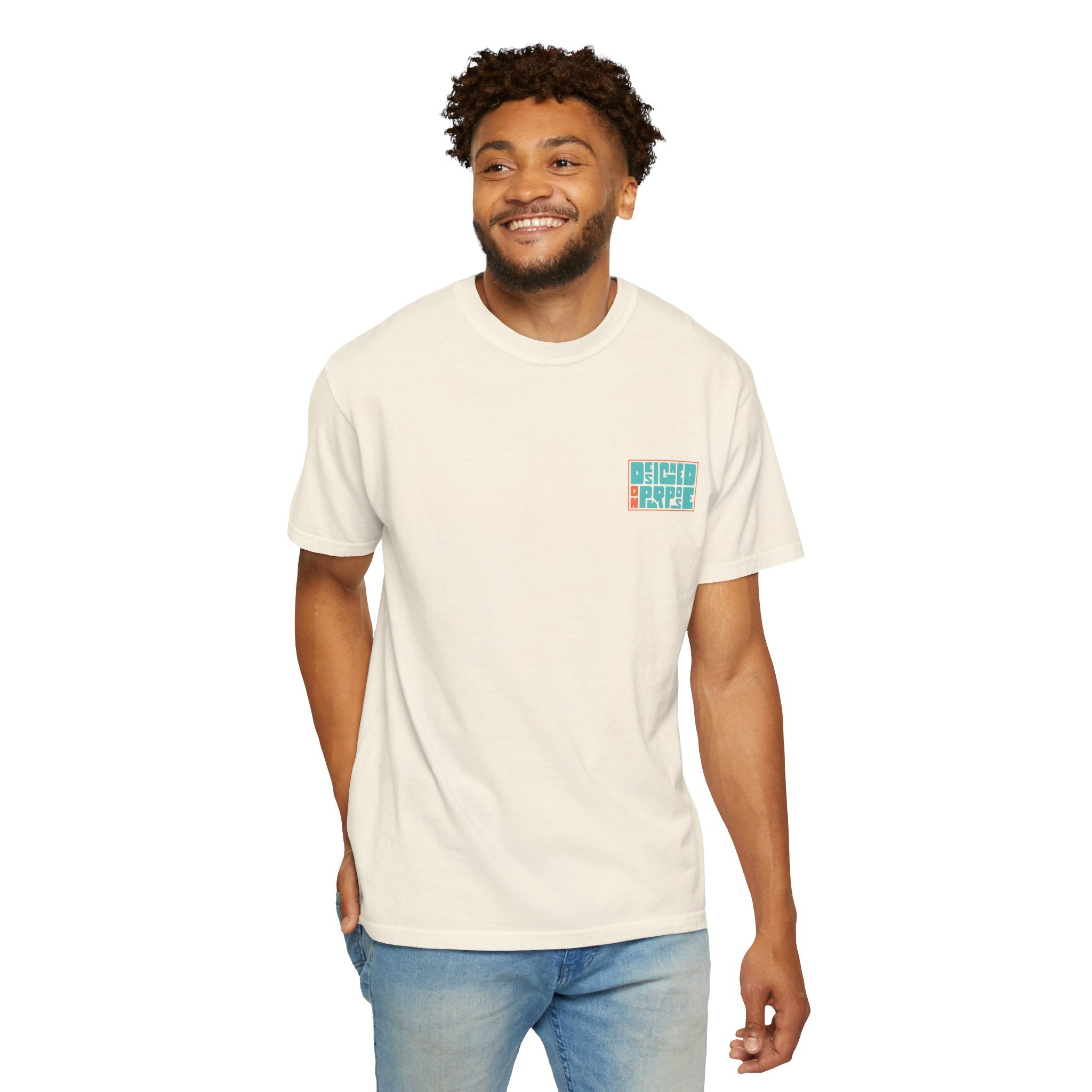 DESIGNED ON PURPOSE (sunset) TEE