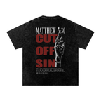 CUT OFF SIN OVERSIZED TEE